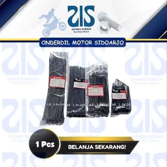 

Kabel Ties Hitam 2.5x100mm/2.5x150mm/2.5x200mm/3.0x250mm Harga 1 pack isi 100 pcs