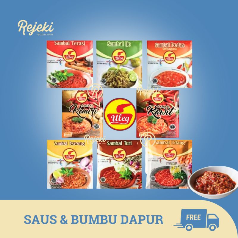 

Uleg Sambal Sachet 10bks - Rejeki Frozen mart