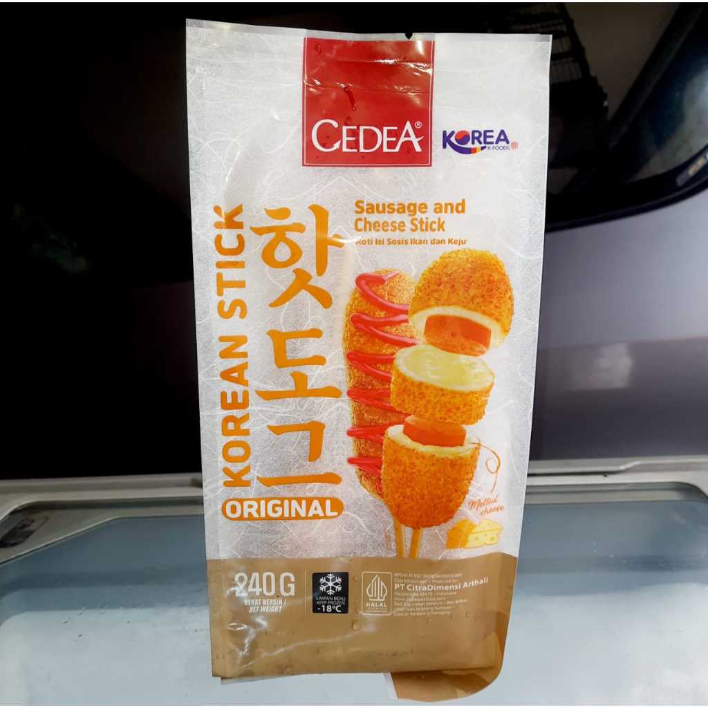 Cedea Korean Stick Original isi Sosis dan Keju 240gr