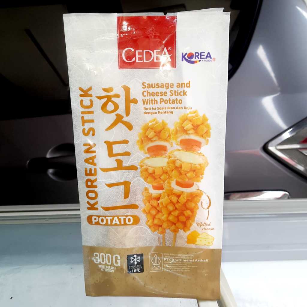 

Cedea Korean Stick Potato / isi sosis keju kentang 300 gr / corndog korea