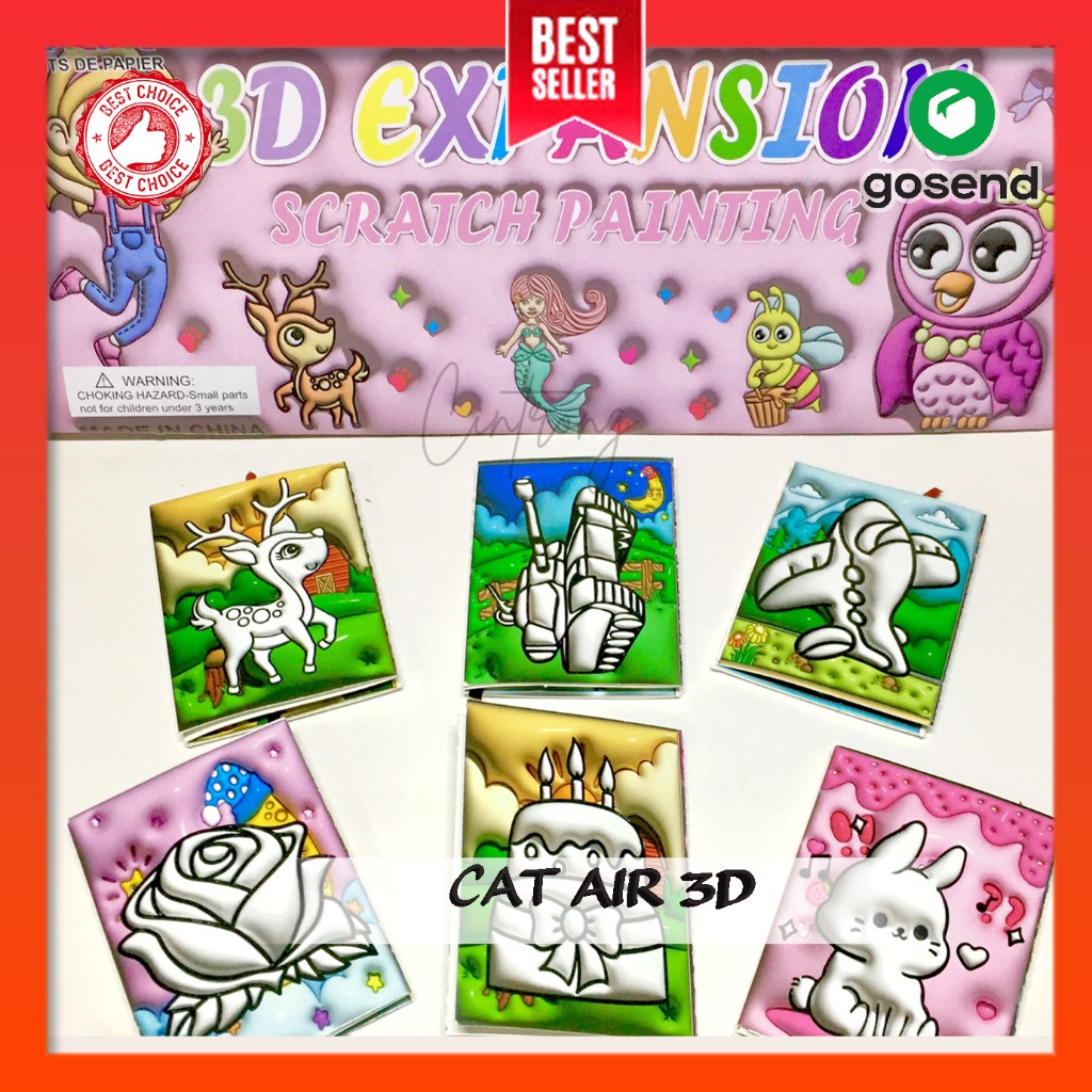

Cat Air 3D 1PCS/ Cat Air 3D Animal/Cat Air Edukasi