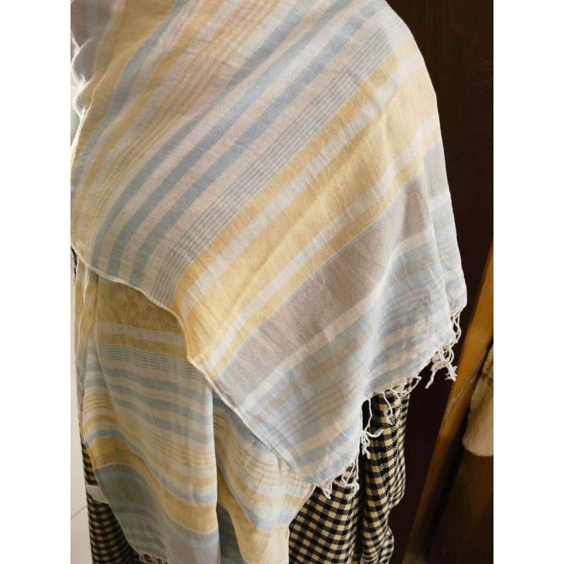 pasmina syal motif lapis pastel