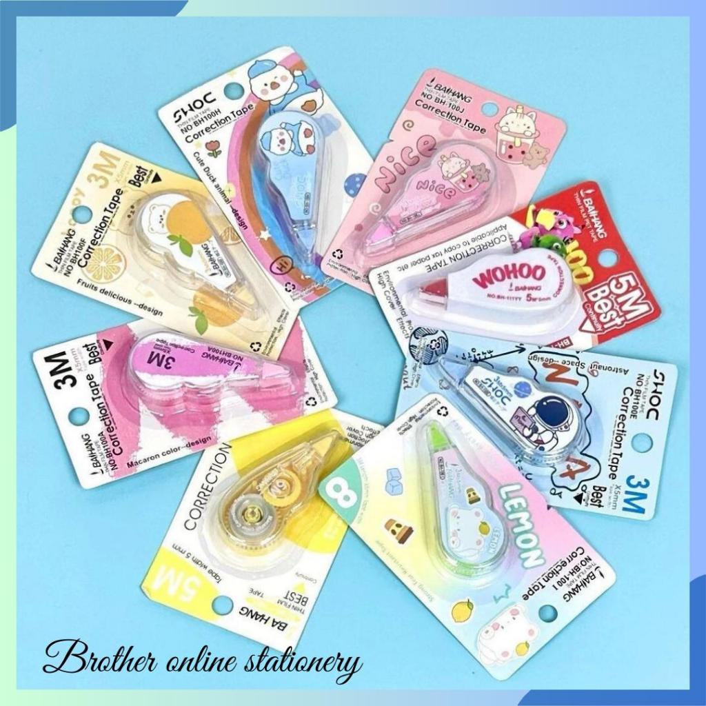 

BOS Correction Tape Karakter/Tipex Kertas/Penghapus/Tip Ex