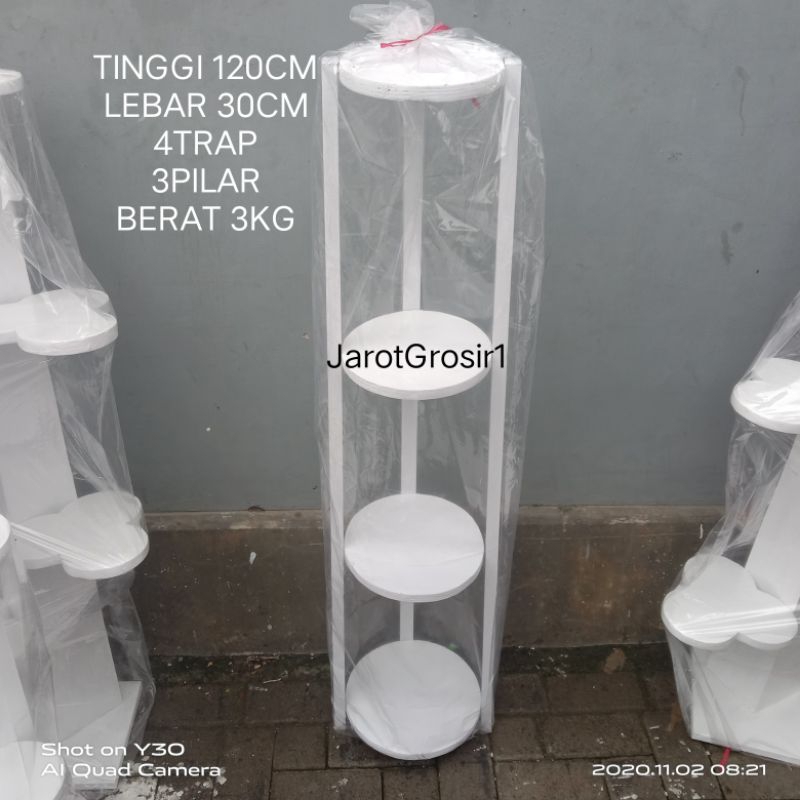 RAK SUDUT RUANGAN MINIMALIS TINGGI 1,2 METER // RAK TEMPAT BUNGA RAK SERBAGUNA.