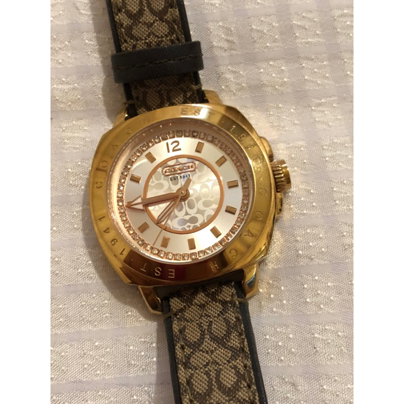 Second Jam tangan wanita original COACH 100% Leather