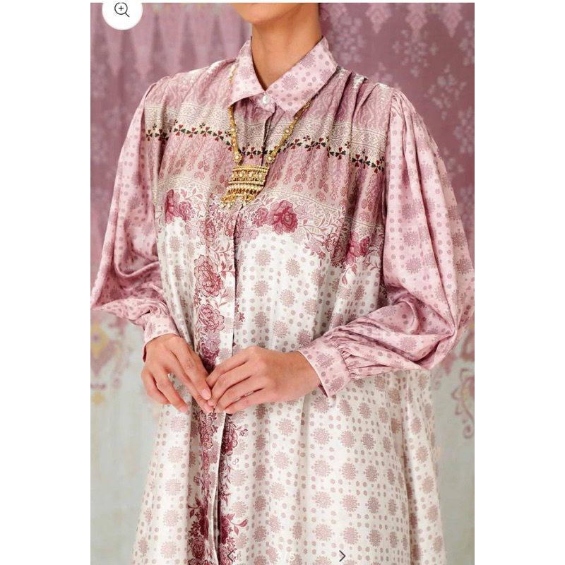 Benang Jarum - Benang Pelangi Ranau Maxi Dress - Rosewater