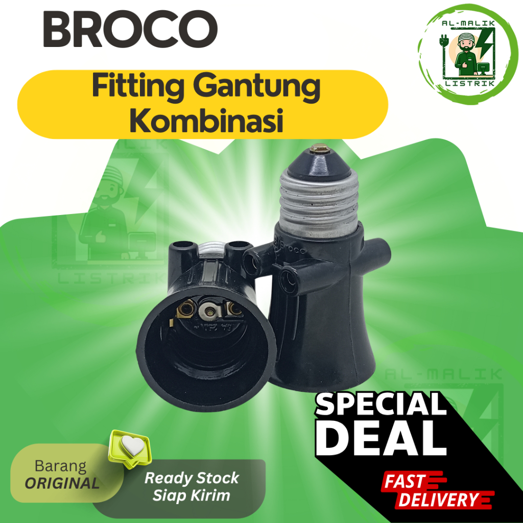 BROCO Fitting Kombinasi Broco Fitting Kombinasi Fitting + 2 Colokan Broco