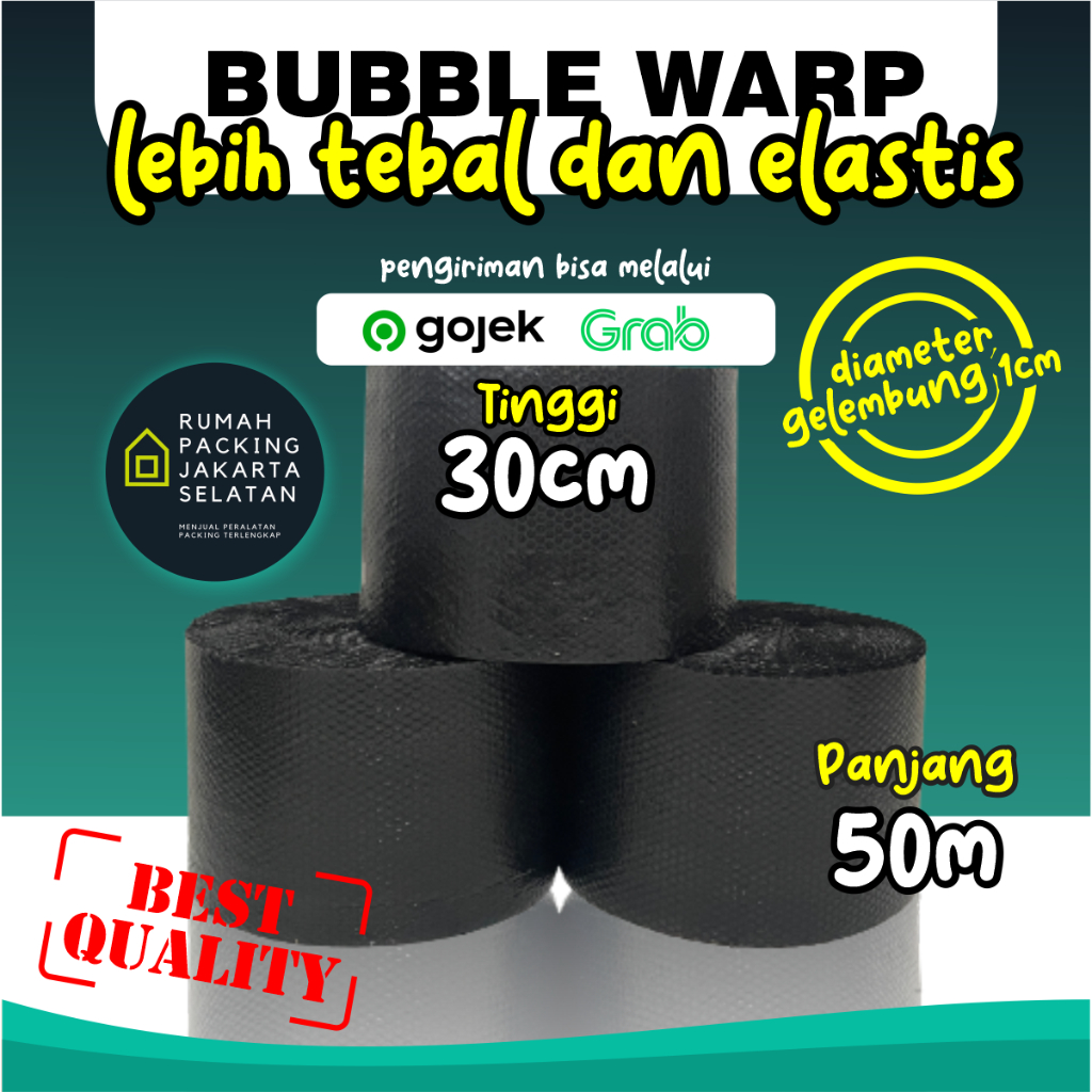 

Bubble Wrap Potongan 30cm x 50 m ( KHUSUS KARGO )