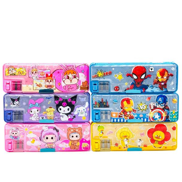 

Kotak Tempat Pensil Magnet Fancy Lucu Avenger Spiderman Kuromi Cry Baby Binatang Lucu
