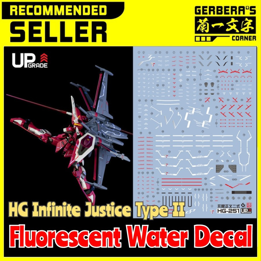 Fluorescent Water Decal HG Infinite Justice Type II Evolution Studio