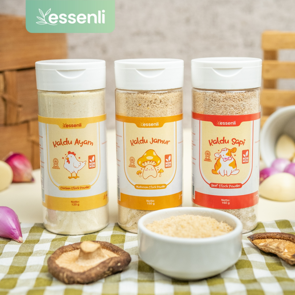 

Kaldu Bubuk Mpasi Non MSG / Bumbu Penyedap / Kaldu Ayam Sapi Jamur