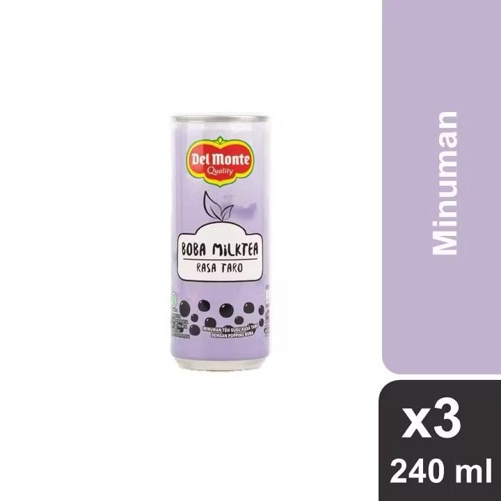 

Delmonte RTD Milk Tea Taro 240ml Triple pack