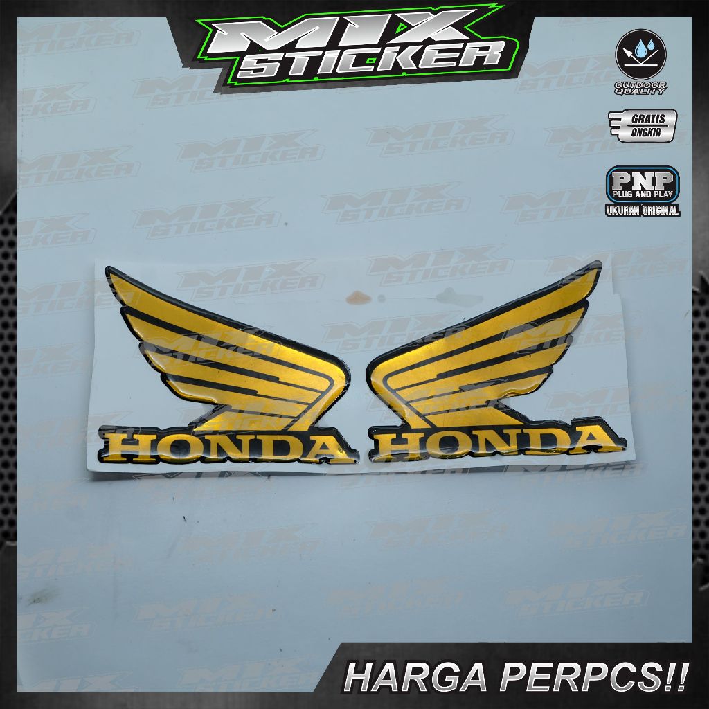 emblem sayap honda / emblem garuda honda / emblem sayap honda titanium
