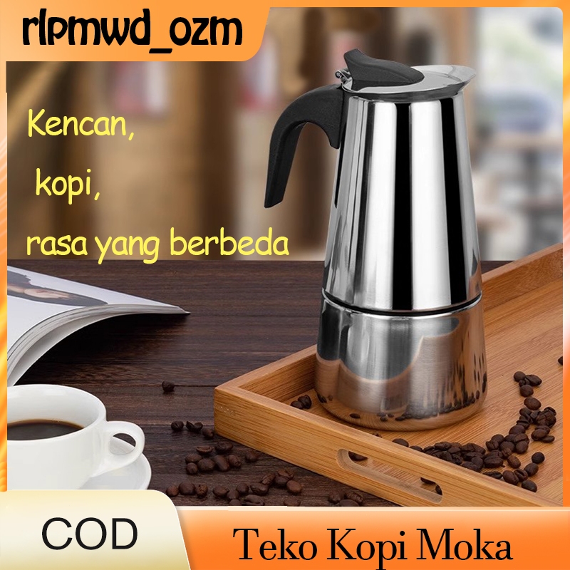 Teko Kopi Stainless Steel Teko Kopi Espresso Mocha Espresso Buatan Tangan Teko Kopi Espresso Gaya Er