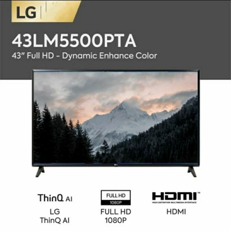 LG 43LM5500PTA Televisi 43" Digital TV Garansi Resmi SNI