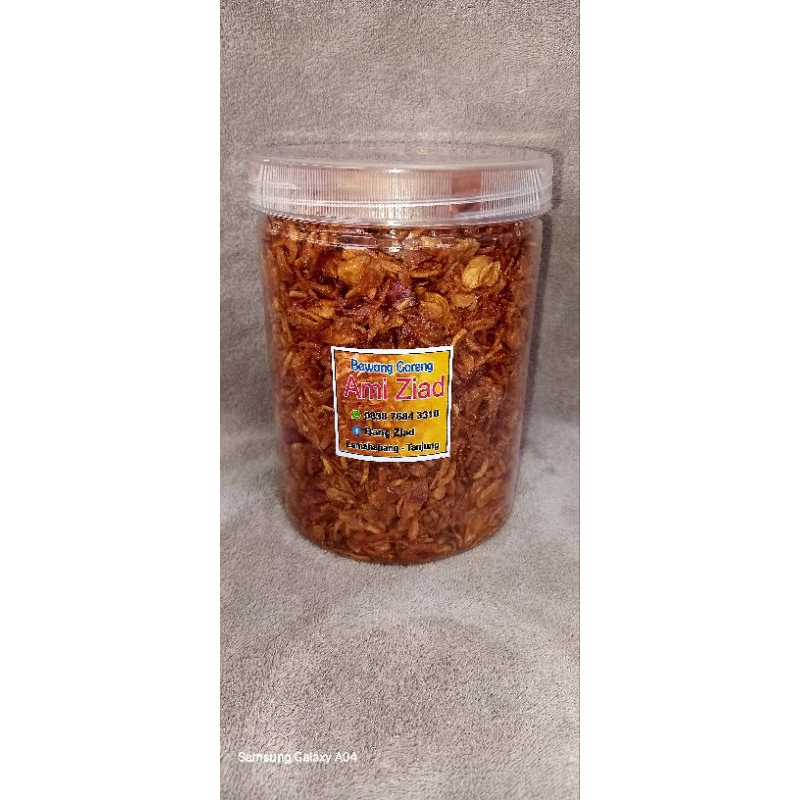 

Bawang goreng kemasan 800ml ASLI BREBES tanpa campuran tepung terigu