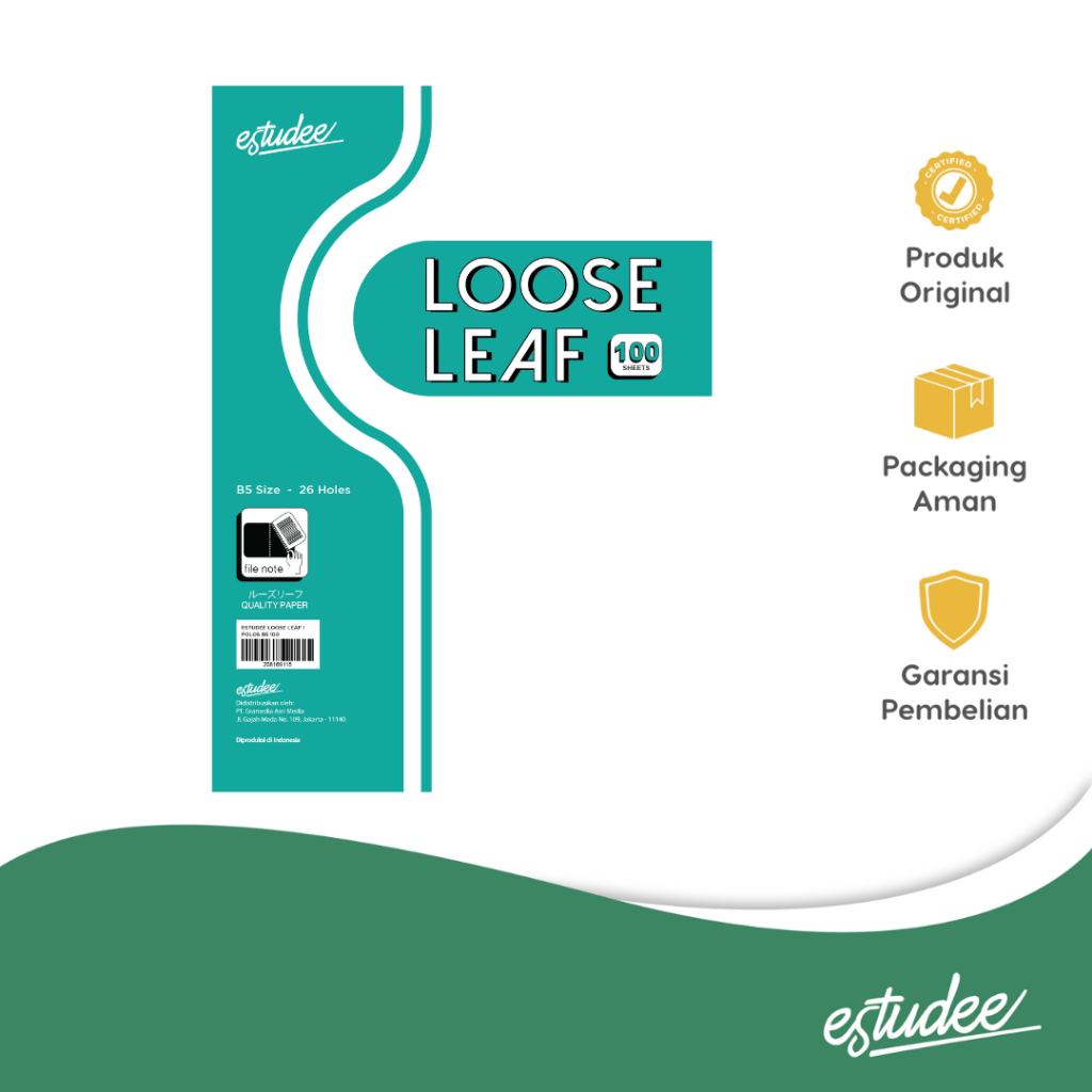 

ESTUDEE LOOSE LEAF I POLOS B5 100