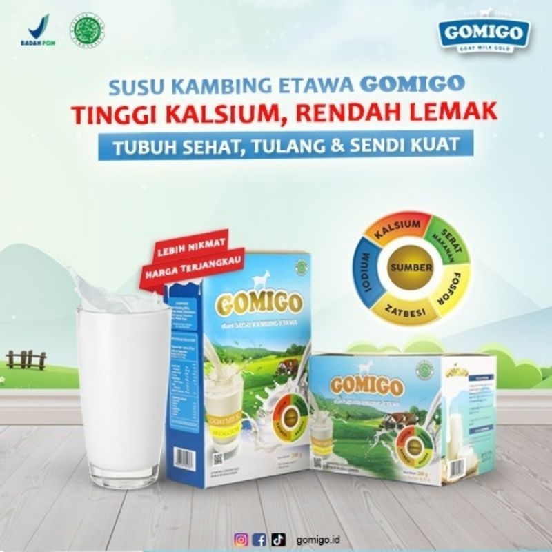 

GOMIGO Susu Etawa Plus Kolostrum Untuk Nutrisi Anak