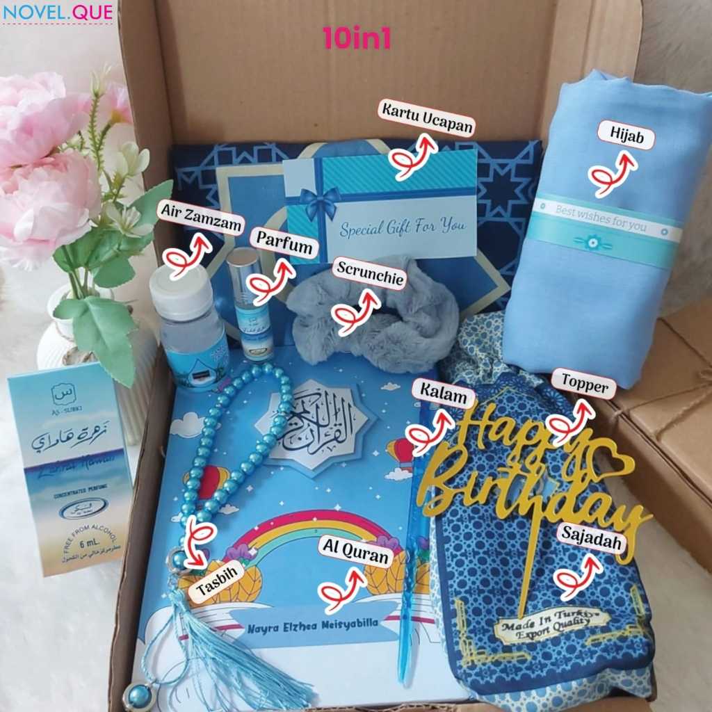 Variasi-Hampers Gift Box Series Hadiah Wanita Muslimah Souvenir Kado Ulang Tahun Wedding Anniversary