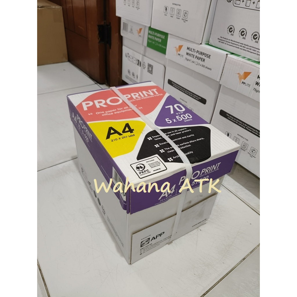 

[BOX] Kertas HVS A4 70 gsm Pro Print