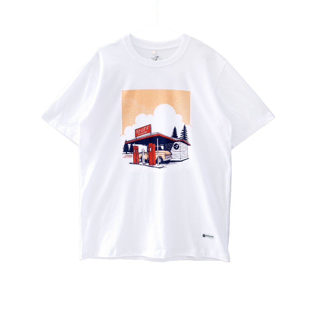Sniff Supply T-shirt | GASOLINE, White