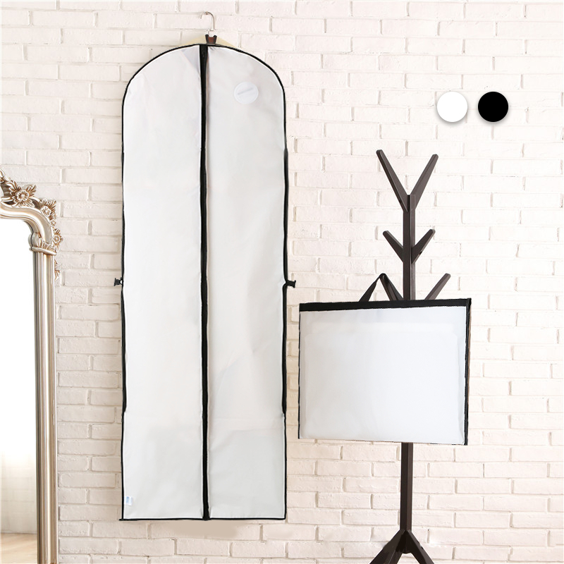 180cm Dress Wedding Cover Gaun Penutup Debu Gaun Pengantin Lipat Serbaguna Cover Gaun Pengantin