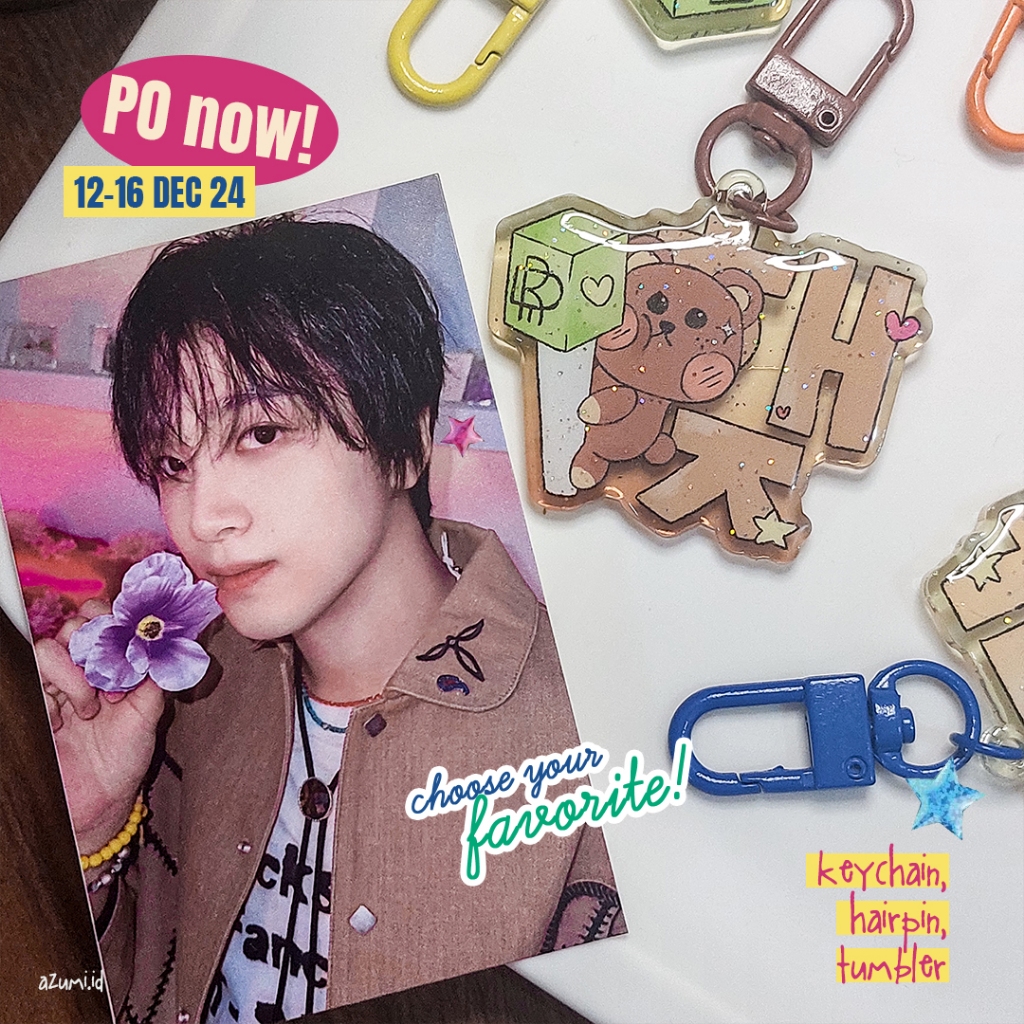 NCT Dream Collection [Hairpin Jepitan, Keychain Glitter, Candy Bag Shaker, Tumbler]