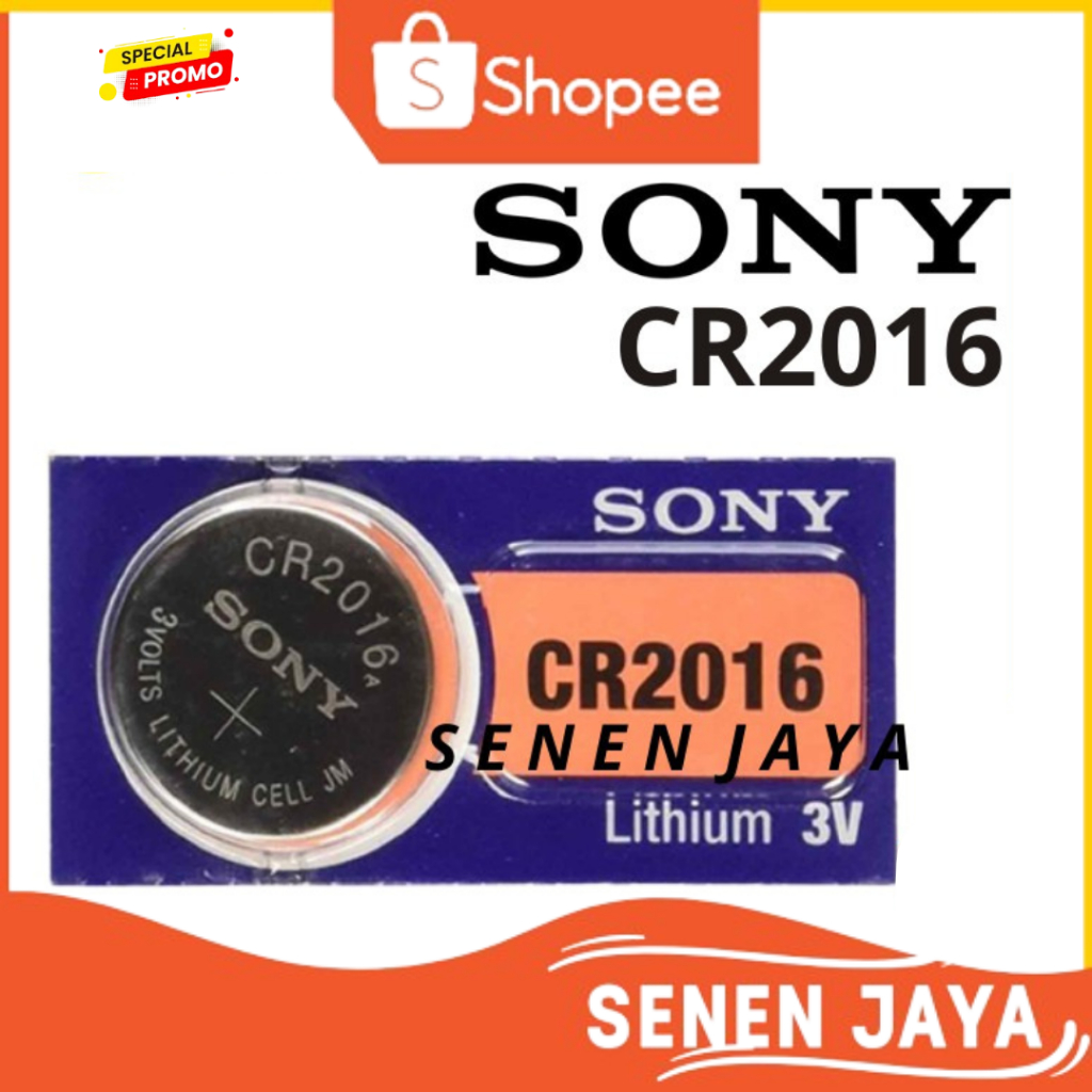 ORIGINAL Baterai Remote Sony CR2016 Mobil Avvanza Motor Honda Vario 150 PCX Batrai Timbangan Badan D