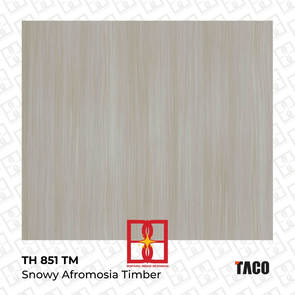 TACO HPL TH 851 TM (Snowy Afromosia Timber)
