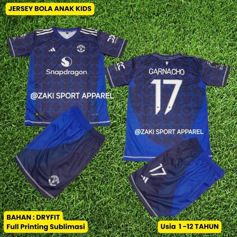 Jersey Setelan Anak emyu / baju MU Anak / jersey MU / Setelan Anak MU 2024_2025 / Jersey Anak / Bola