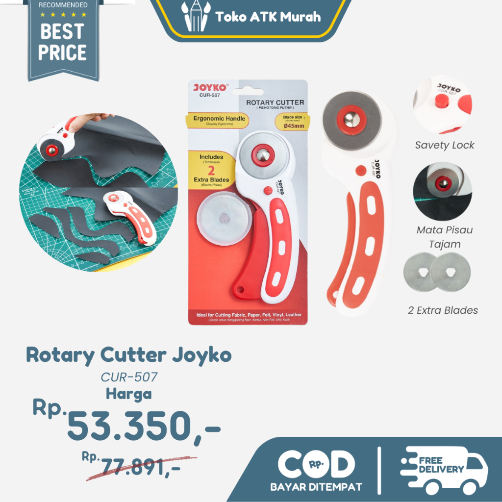 

Pemotong Putar / Rotary Cutter Joyko CUR-507
