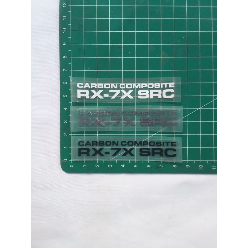Stiker Helm Sticker Logo Arai RX7X SRC Carbon Composite