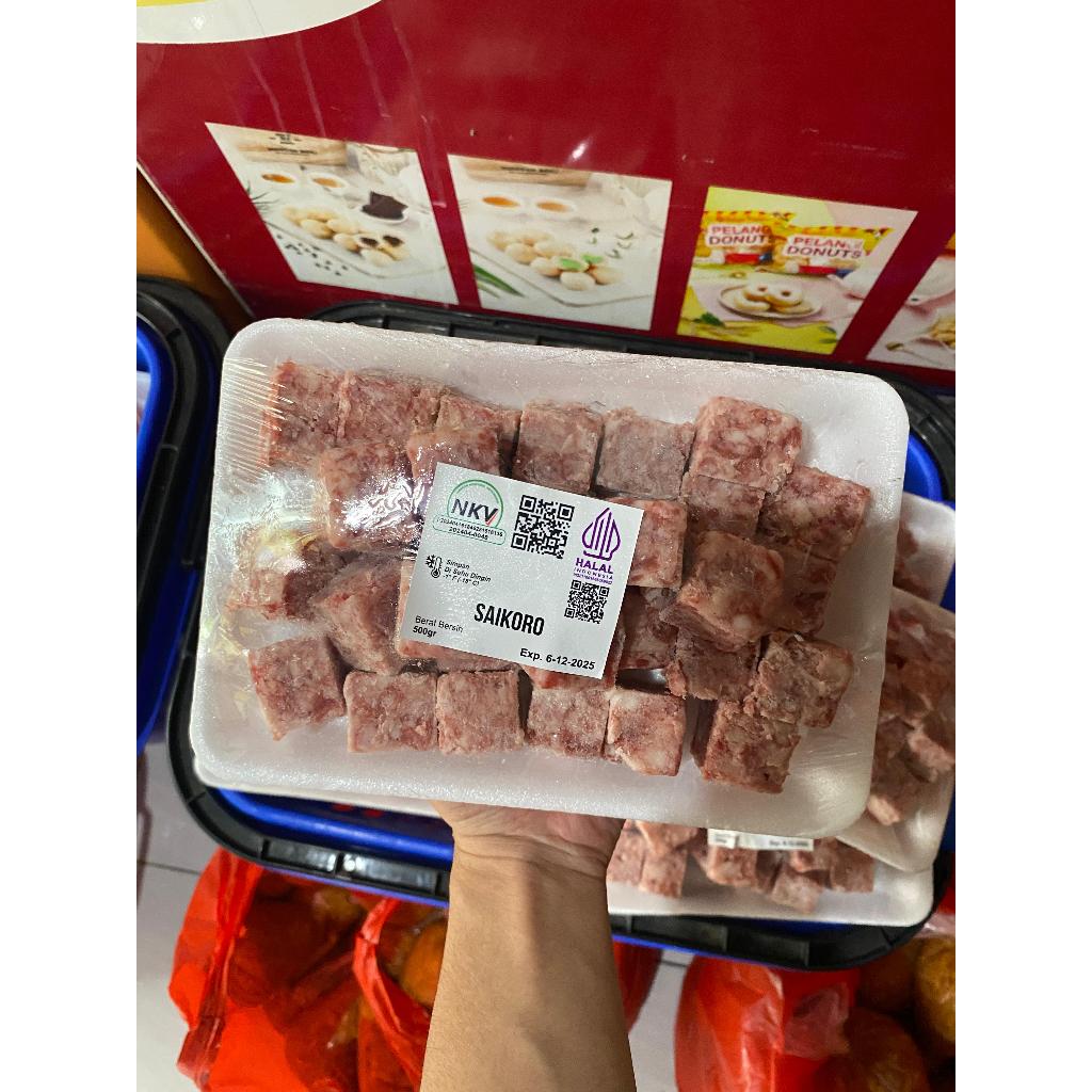 

Saikoro Beef Cube Meltiq Frozen 500gr