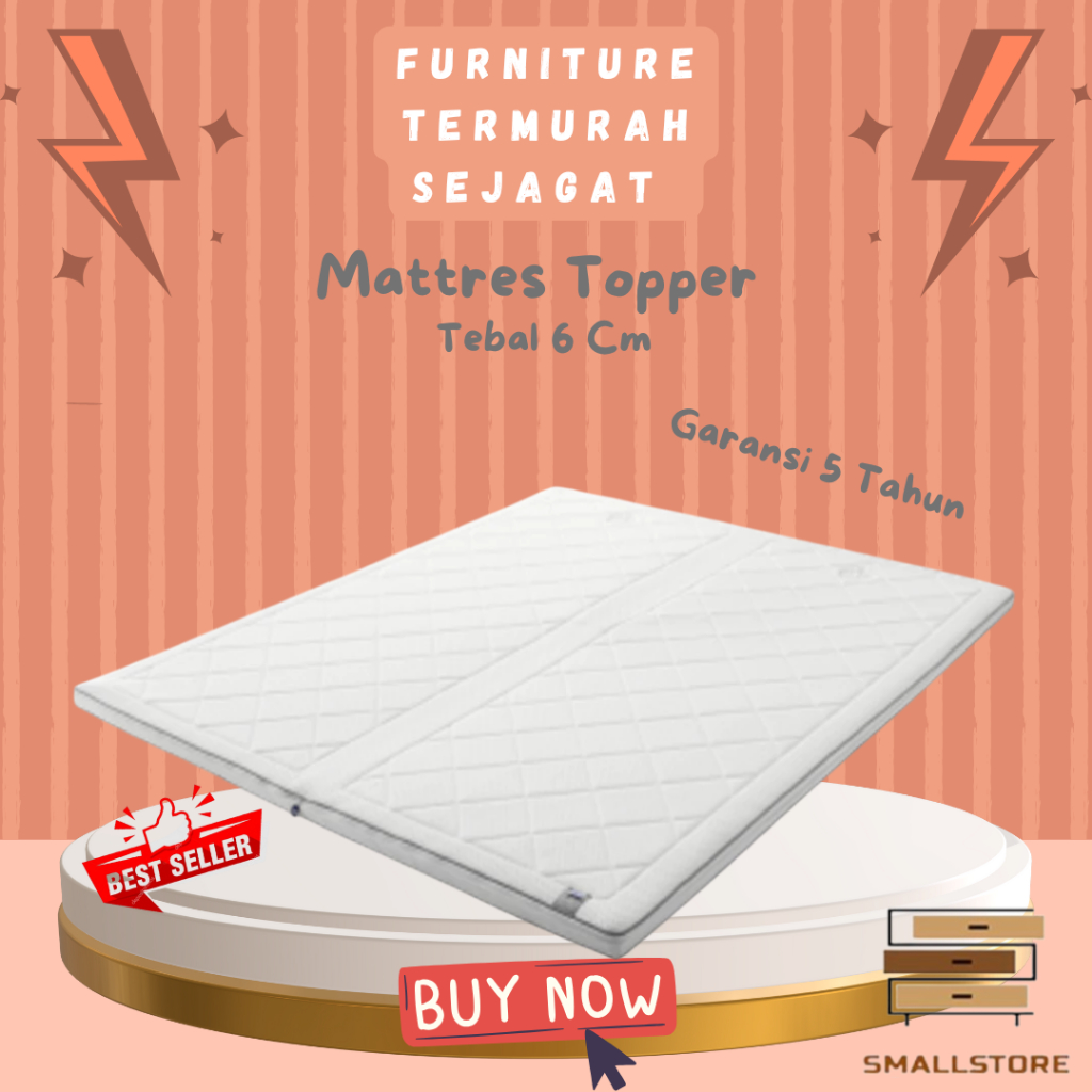 Matras / Mattress Topper / Pelapis Kasur /Topper Springbed /Kasur Lantai Best Quality / Empuk