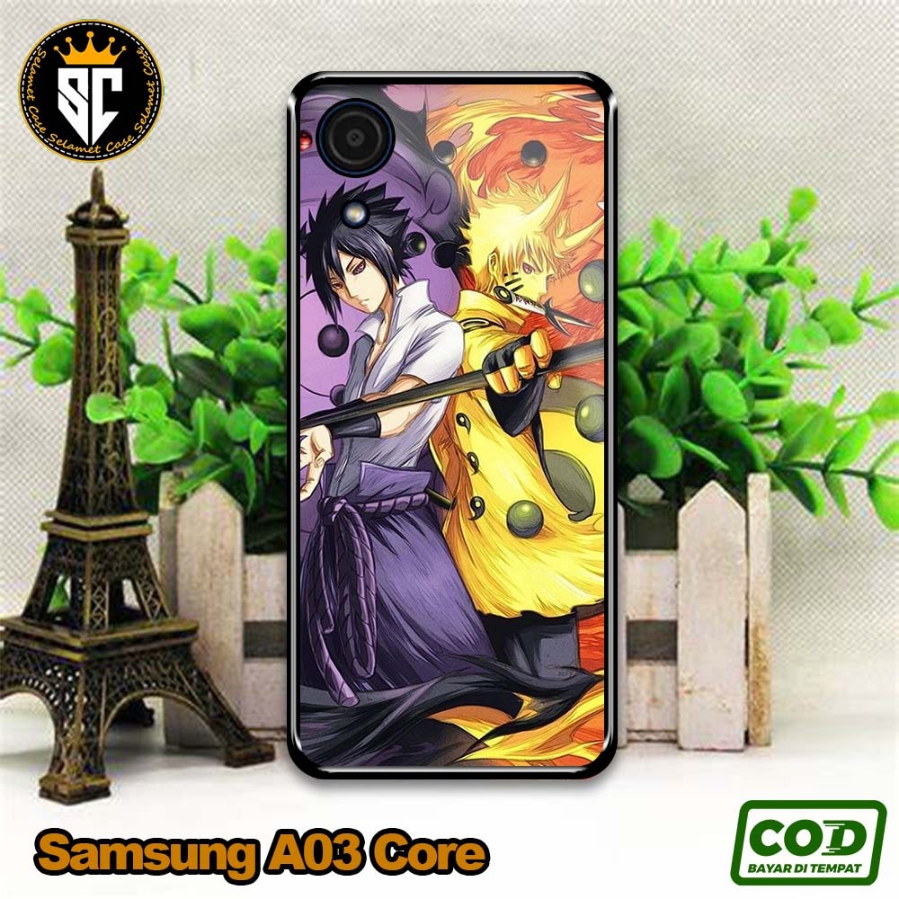 Case SAMSUNG A03 CORE  Selamet Case [naruto] Case Glossy Case Aesthetic Custom Case Anime Pelindung 