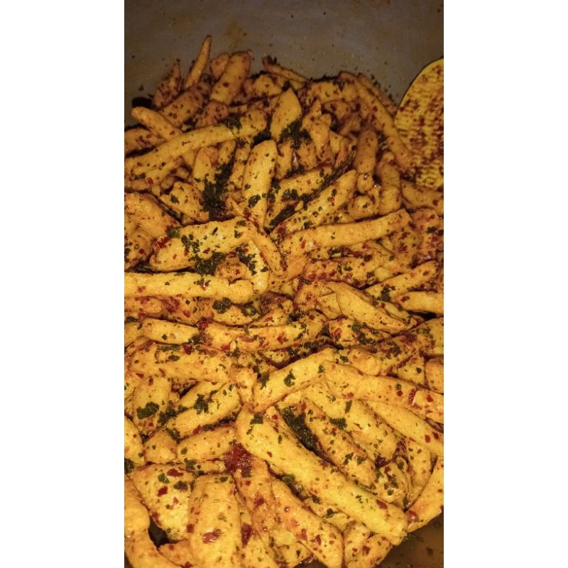 

Basreng pedas daun jeruk 100 gram