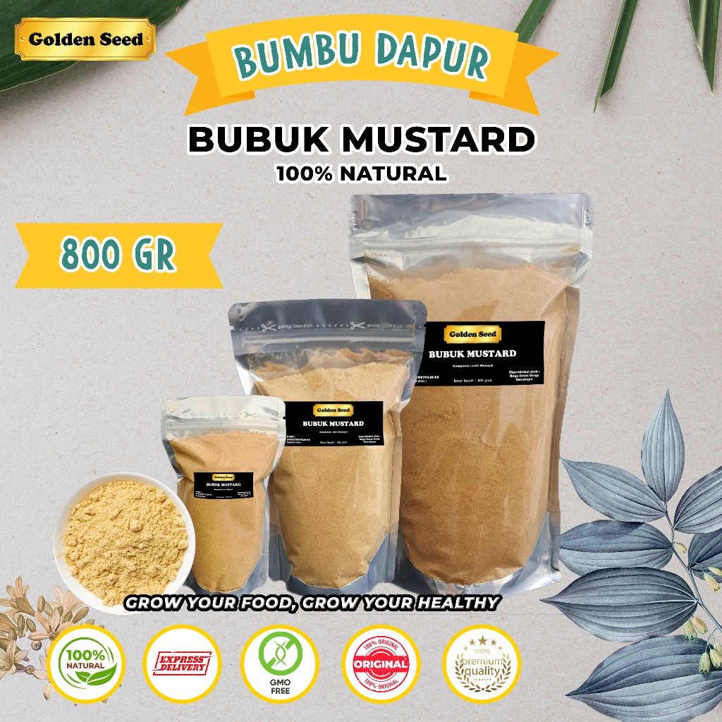 

MUSTARD BUBUK / BUBUK YELLOW MUSTARD / BIJI SAWI BUBUK / MUSTARD POWDER