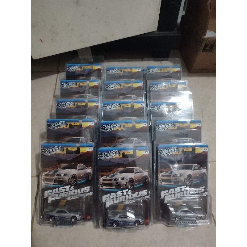 hotwheels Nissan skyline r34 fnf 2025 include protek plus silica
