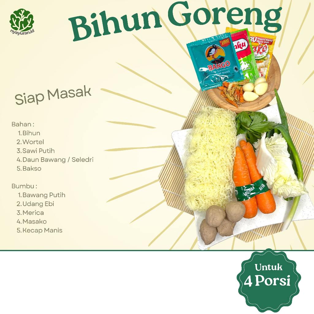 

Paket Bihun Goreng Siap Masak