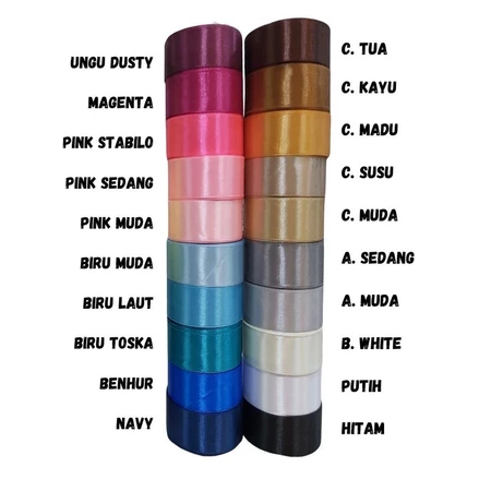 

PITA SATIN POLOS 11/2 INCH / 1.5 CM SATEEN 1 METER
