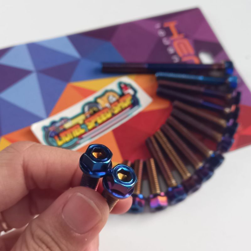 RB Baut CVT 2 kunci Honda motor PCX 150 ADV 160 Vario 160 abs cbs (1 Set isi 15 baut)