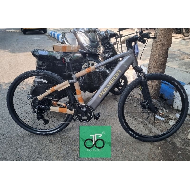 Sepeda MTB HYBRID E-Bike Polygon Kalosi Miles C1 TERBARU