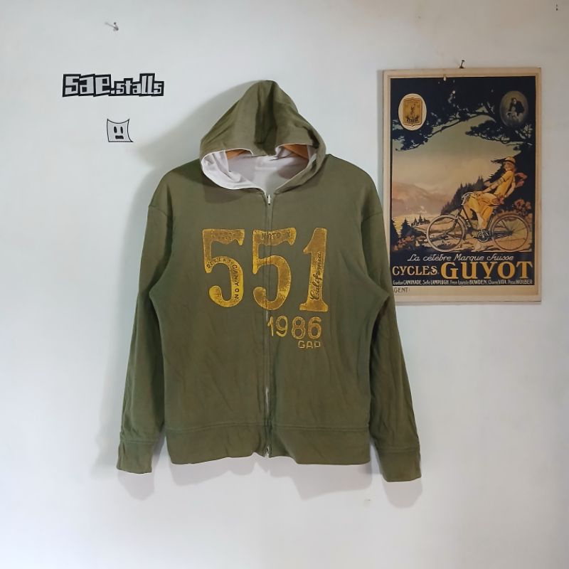 Zip Hoodie GAP Vintage Buzzard Enduro Racing California