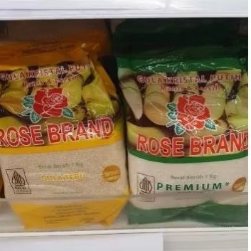 

Rose brand murni gula tebu alami 1 kg PREMIUM HIJAU / GULA TEBU 1kg.