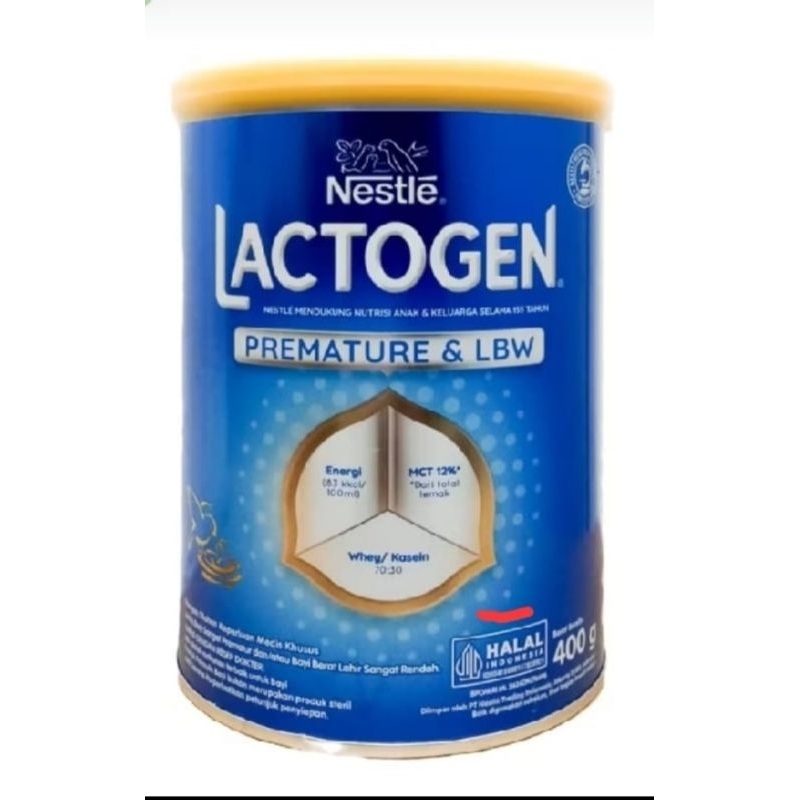 Lactogen Prematur & LBW susu formula untuk bayi prematur & BBLR kemasan 400gr