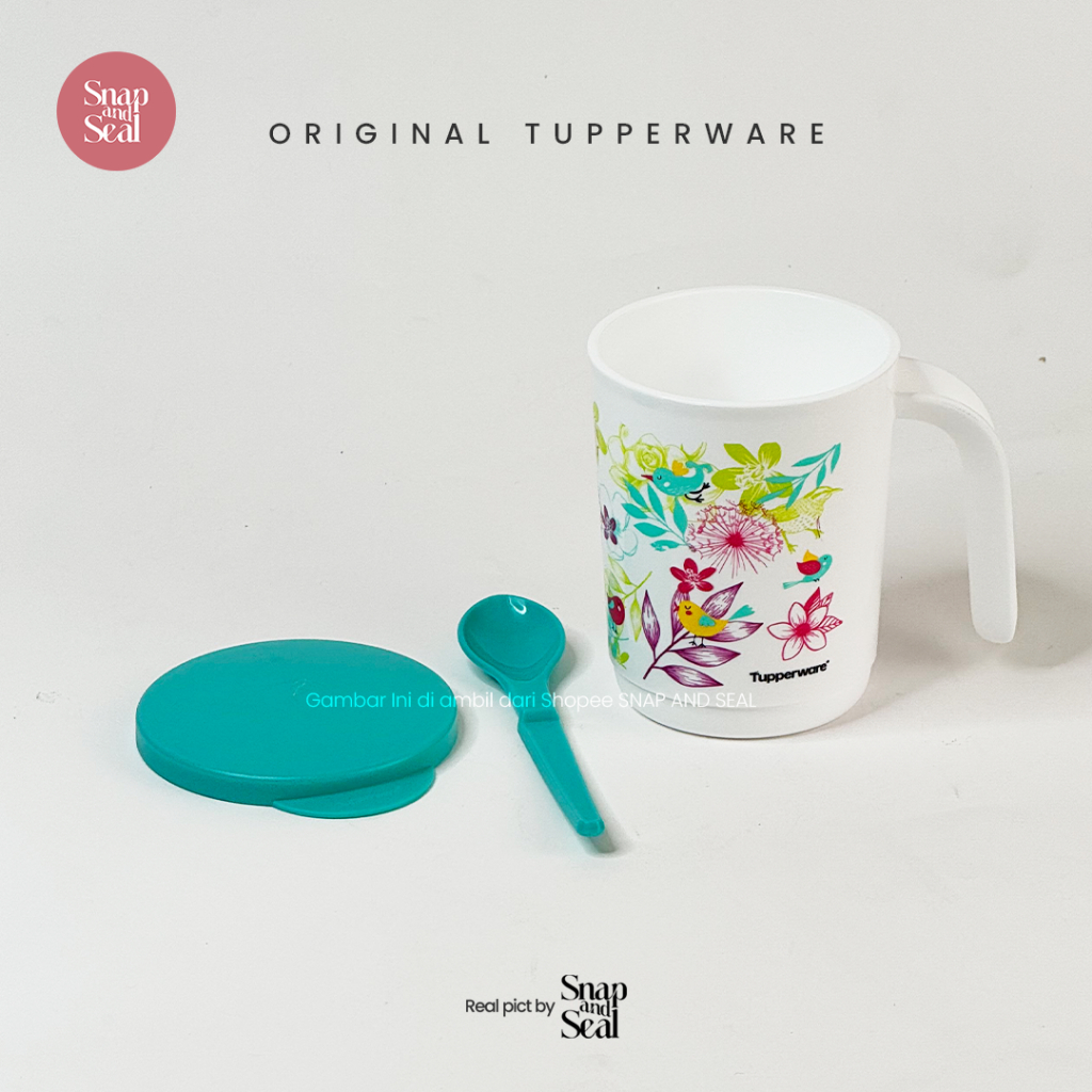 Tupperware Ilumina Mug 350ml Free Spoon
