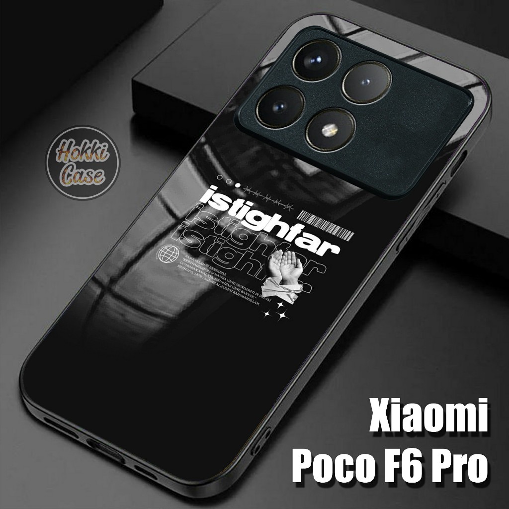 Softcase Poco F6 Pro - Case Glass Kaca Poco F6 Pro - Casing Poco F6 Pro 5G - Silikon Poco F6 Pro - F