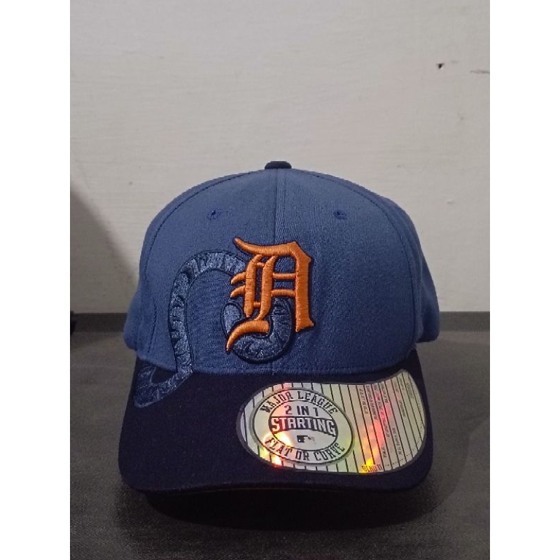 Topi MLB Detroit Tigers Second Original 100% Limited Edition Cap Logo D Bisball Baseball Jarang Caps