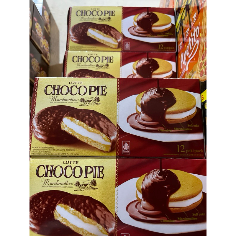 

RB Lotte Chocopie Marshmallow Soft Cake 12 Pak/ Pack