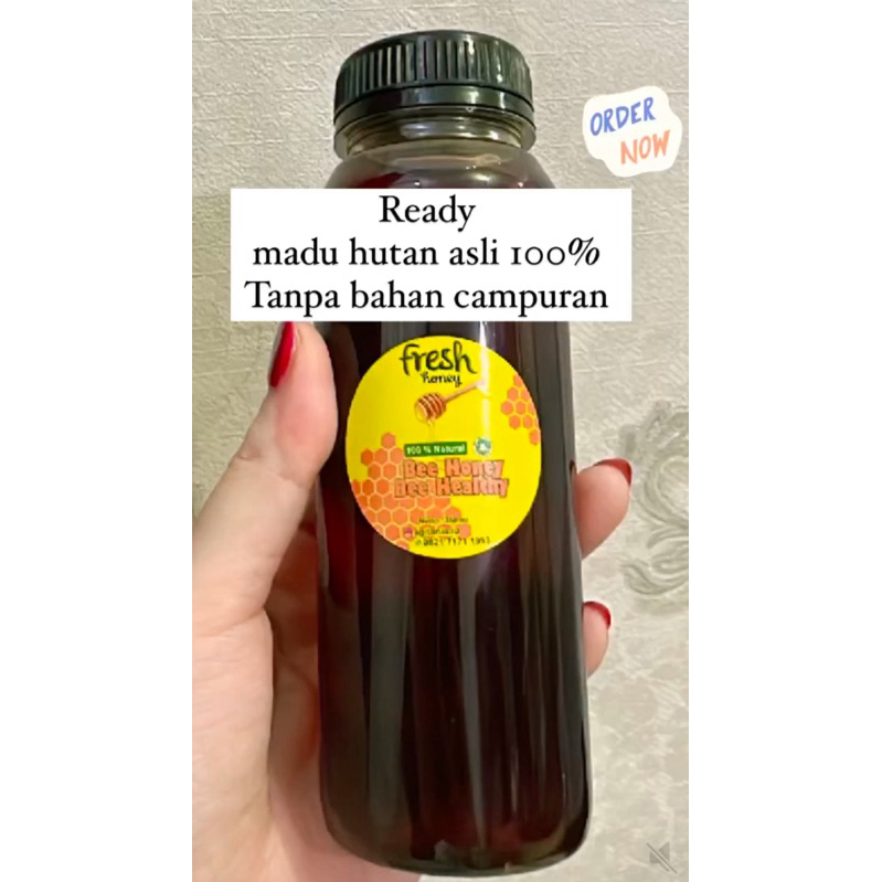 

Ready Madu Hutan Murni 100% isi 350ml